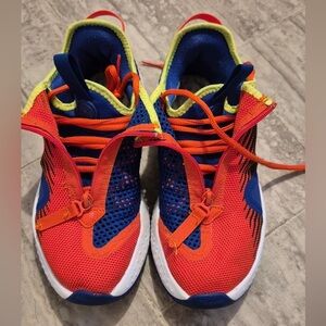 Nike Kids Sneakers in Red, Blue, and Yellow